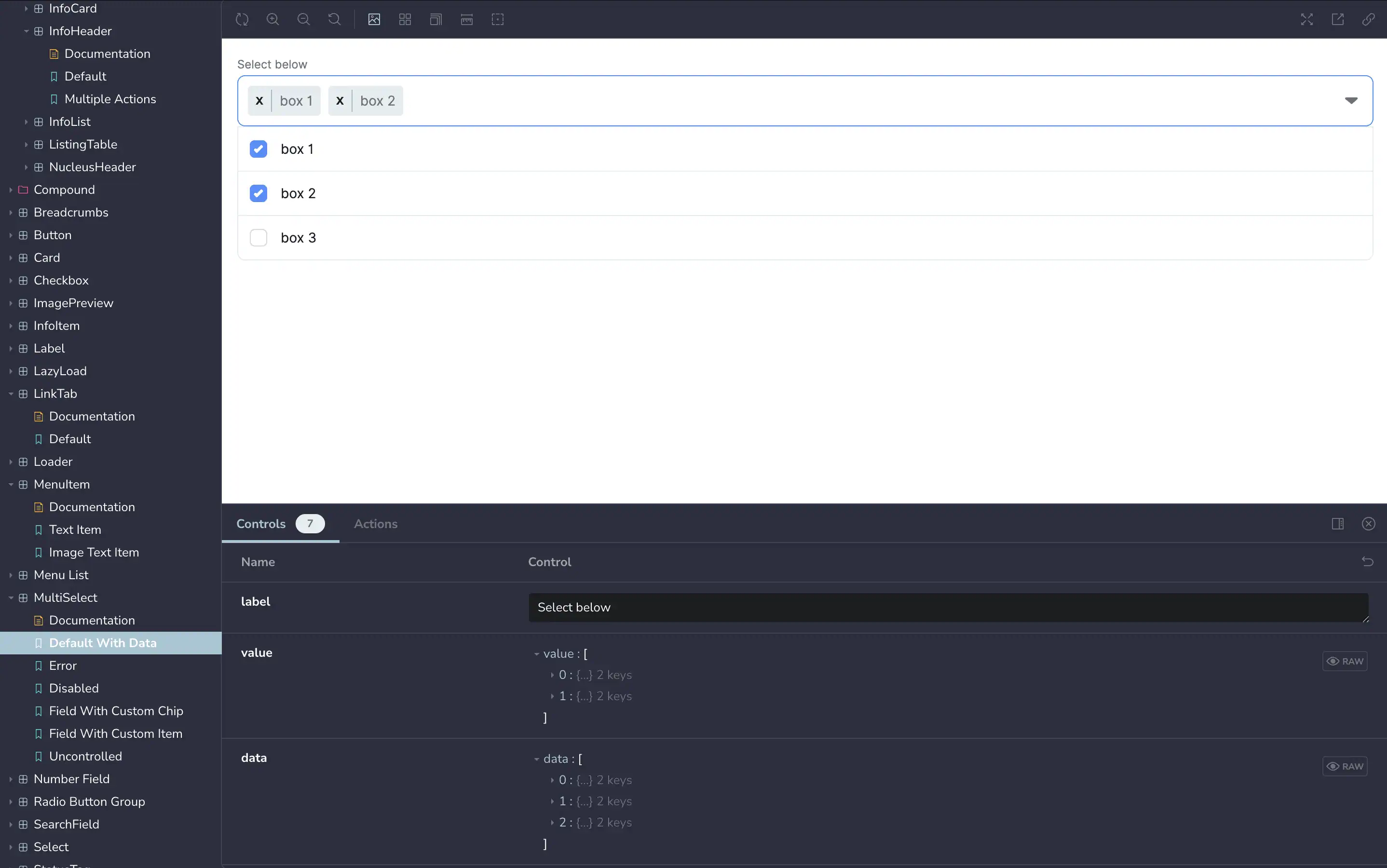 Nucleus Component Library